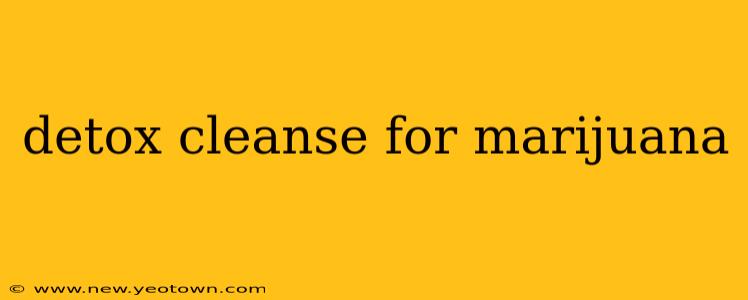 detox cleanse for marijuana