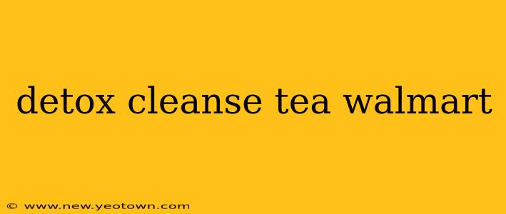 detox cleanse tea walmart