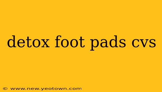 detox foot pads cvs