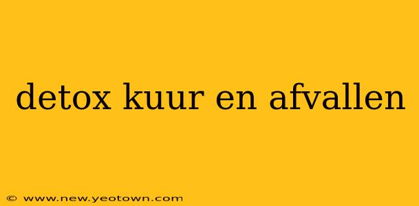 detox kuur en afvallen