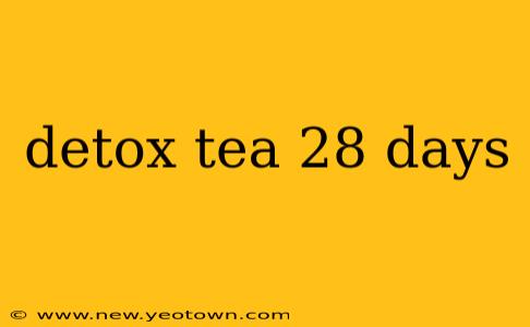 detox tea 28 days