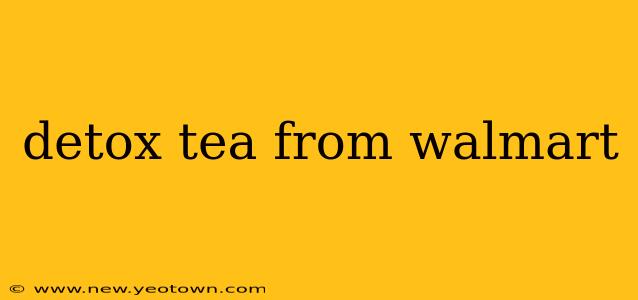 detox tea from walmart