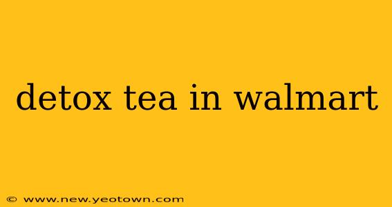 detox tea in walmart
