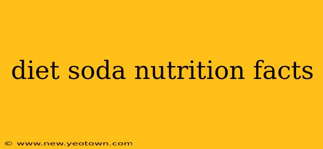 diet soda nutrition facts