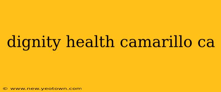 dignity health camarillo ca