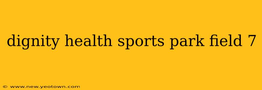 dignity health sports park field 7