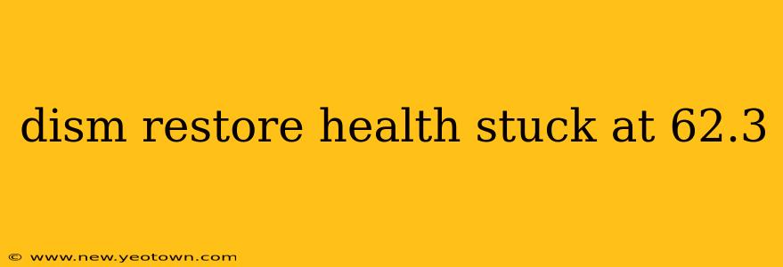 dism restore health stuck at 62.3