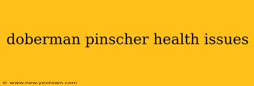 doberman pinscher health issues