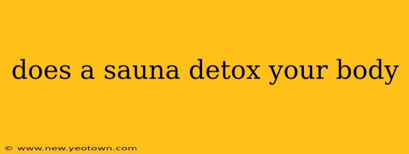 does a sauna detox your body