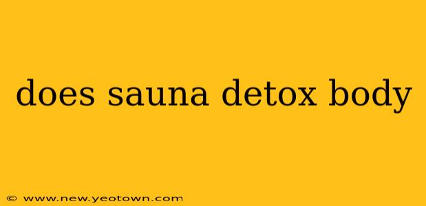 does sauna detox body