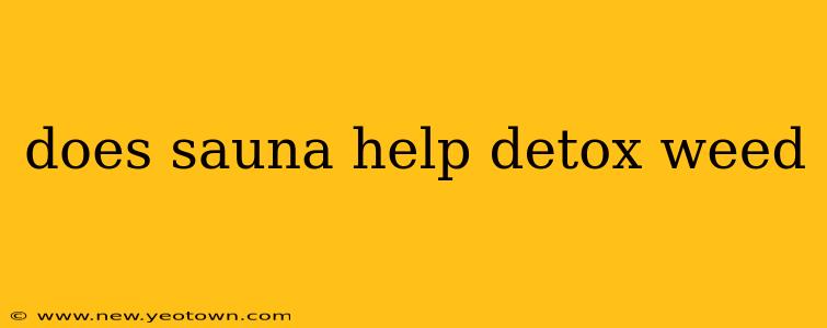 does sauna help detox weed