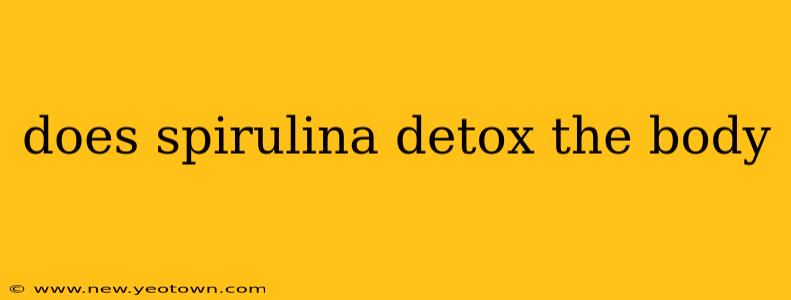 does spirulina detox the body