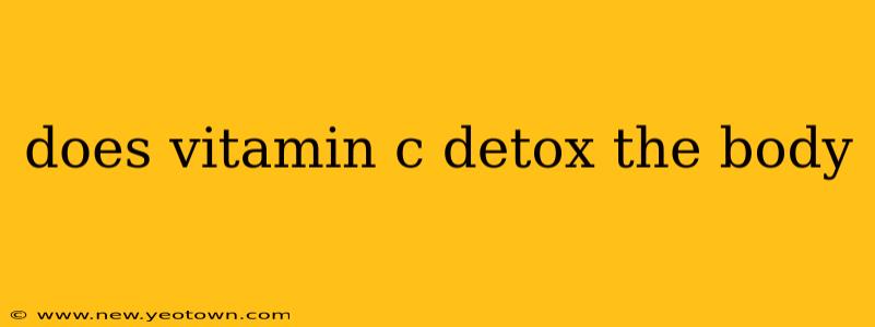 does vitamin c detox the body