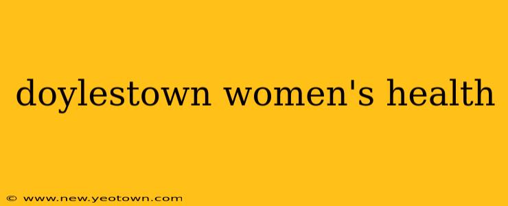 doylestown women's health