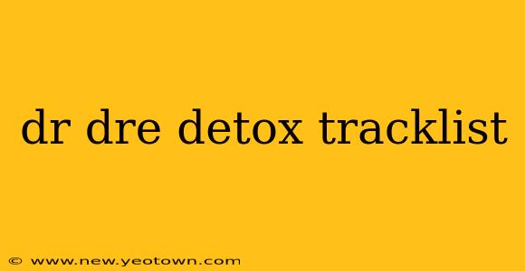 dr dre detox tracklist