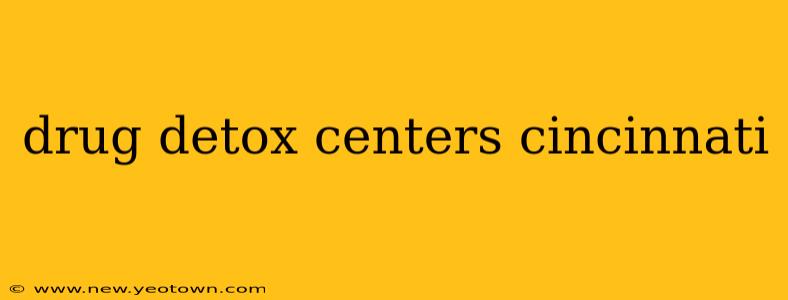 drug detox centers cincinnati