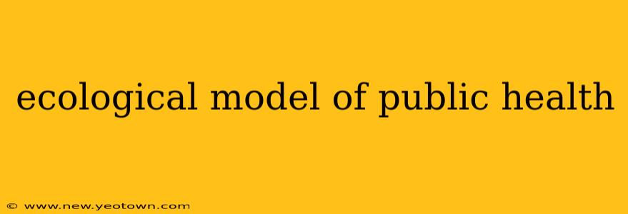 ecological model of public health