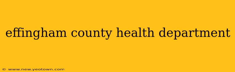 effingham county health department
