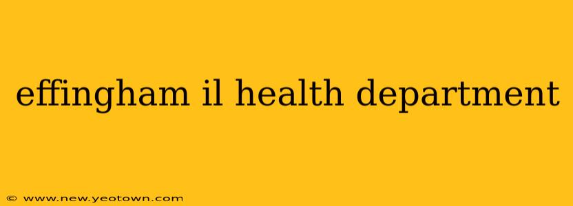 effingham il health department