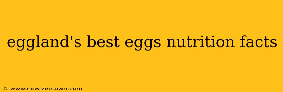 eggland's best eggs nutrition facts