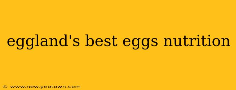 eggland's best eggs nutrition