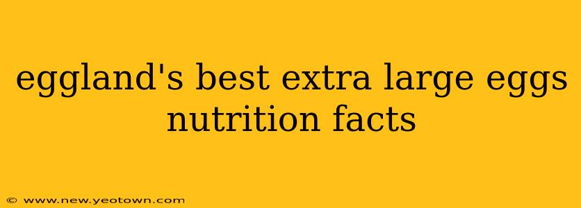 eggland's best extra large eggs nutrition facts