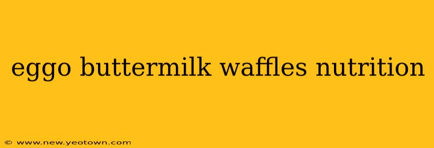 eggo buttermilk waffles nutrition