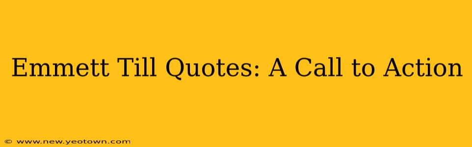 Emmett Till Quotes: A Call to Action