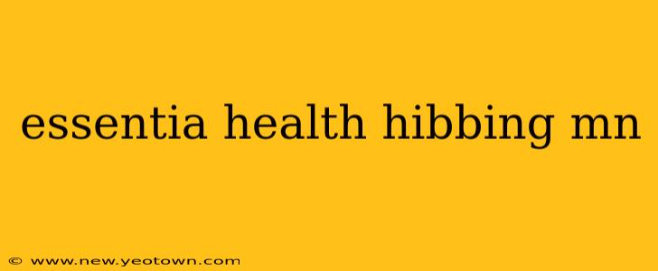 essentia health hibbing mn