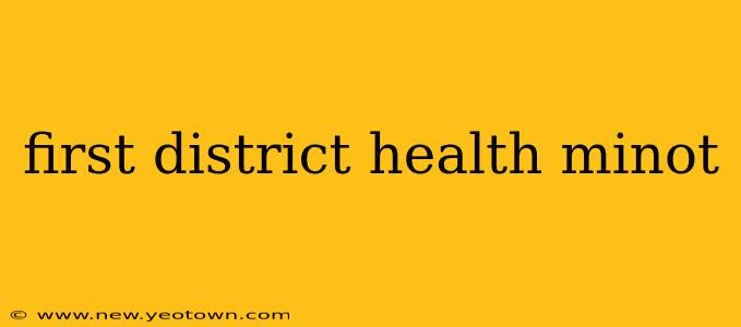 first district health minot