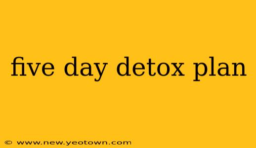 five day detox plan