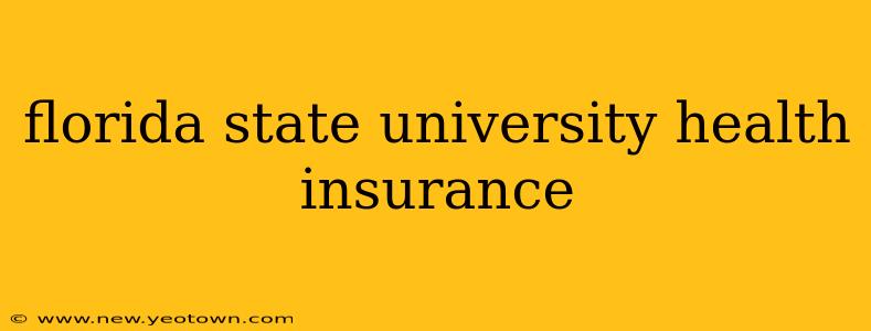 florida state university health insurance