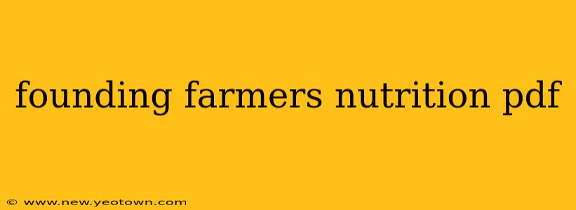 founding farmers nutrition pdf