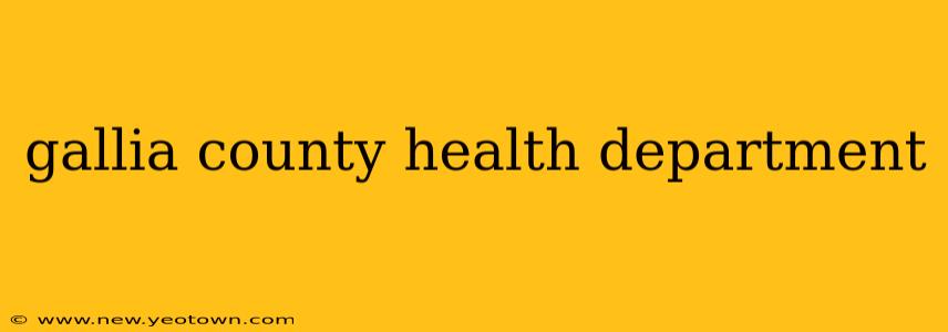 gallia county health department