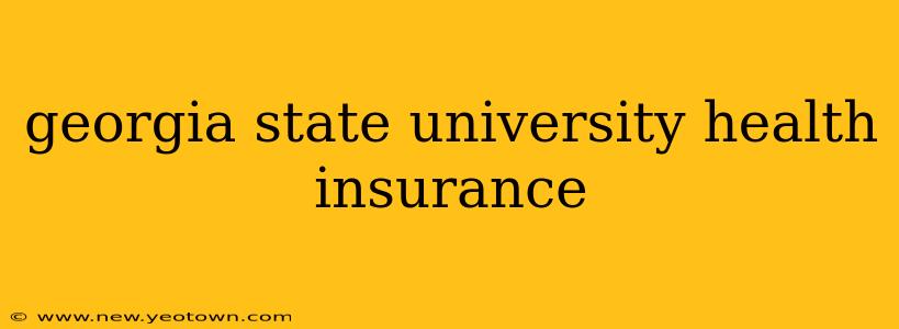 georgia state university health insurance