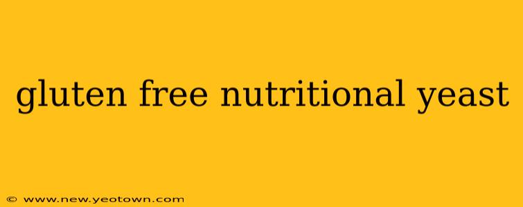 gluten free nutritional yeast