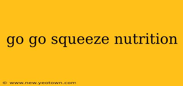 go go squeeze nutrition
