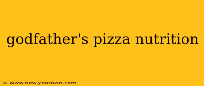 godfather's pizza nutrition