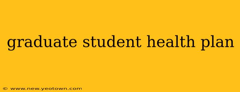 graduate student health plan