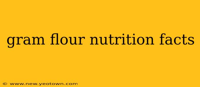 gram flour nutrition facts