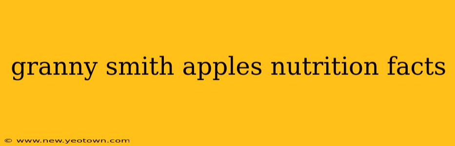 granny smith apples nutrition facts