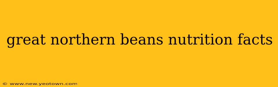 great northern beans nutrition facts