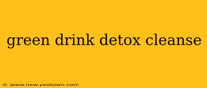 green drink detox cleanse