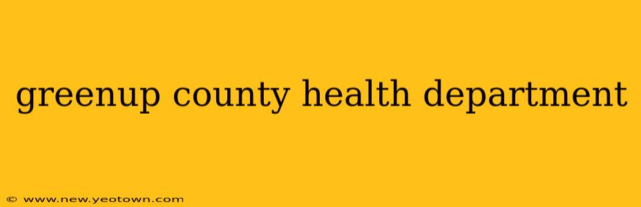 greenup county health department