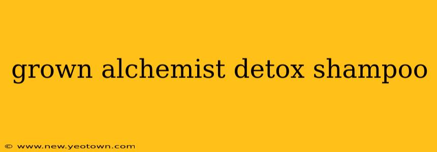 grown alchemist detox shampoo