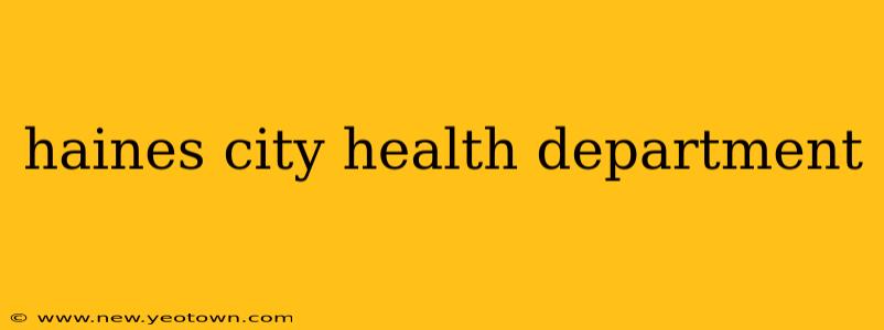 haines city health department