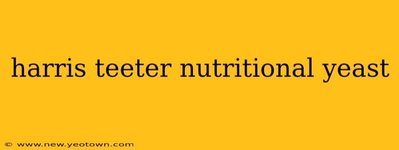 harris teeter nutritional yeast