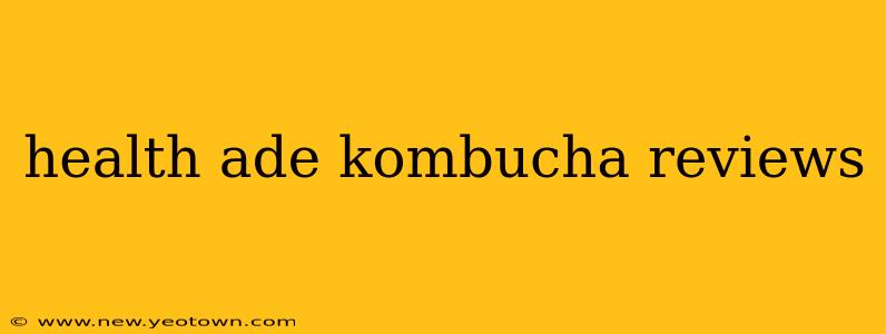 health ade kombucha reviews