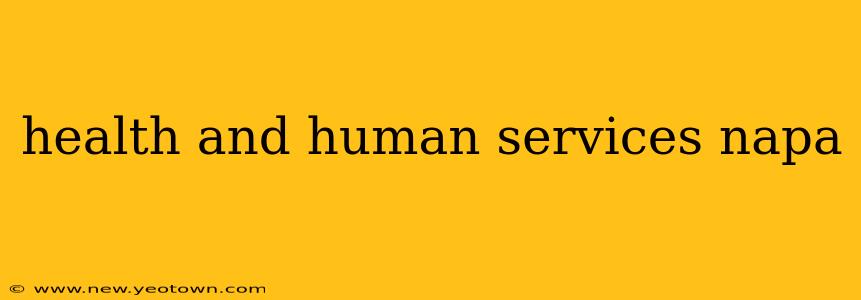 health and human services napa