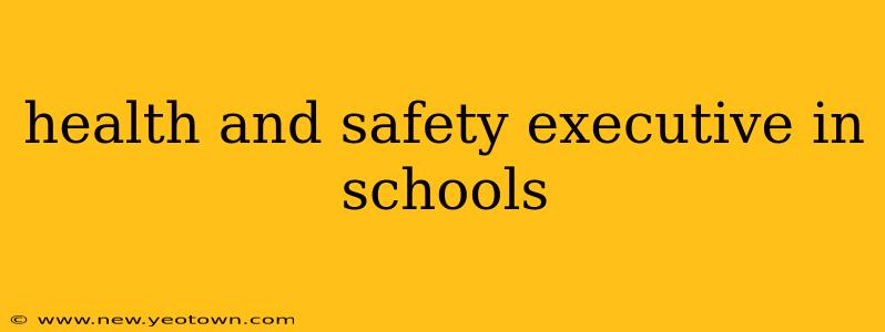 health and safety executive in schools